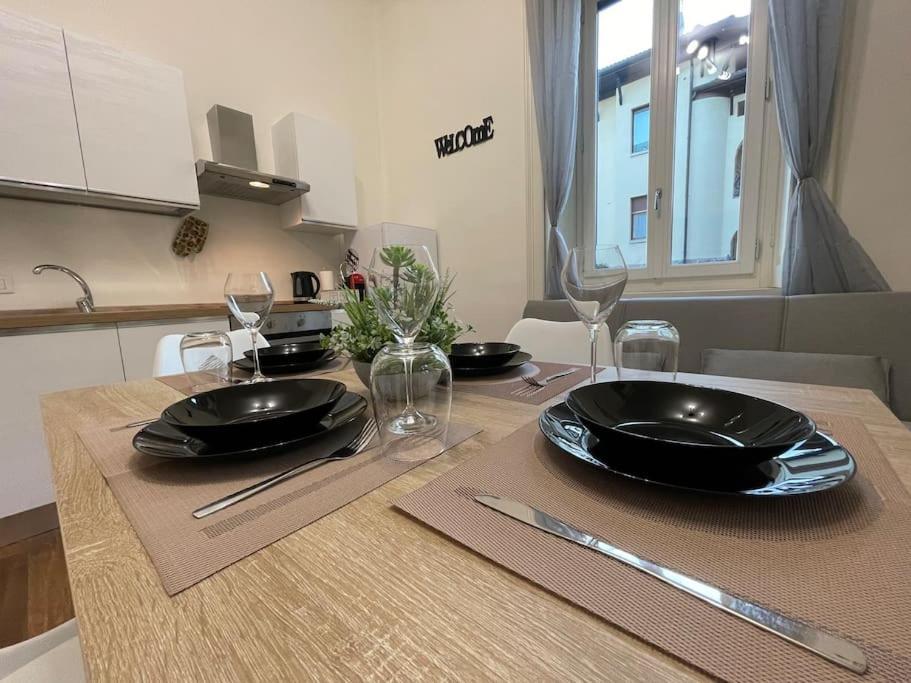 Bg Central President Suite Con Parcheggio - Vista Citta Alta Bergamo Luaran gambar